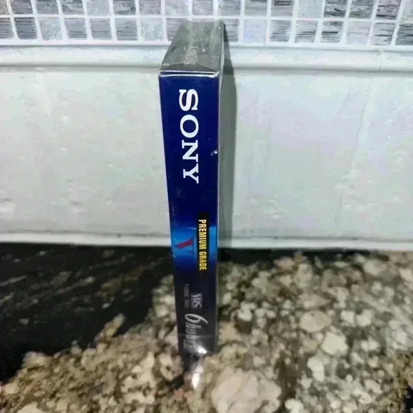 Sony VHS Tape T-120 6 Hours Blue NEW in plastic!! - Picture 6 of 10